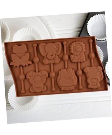 MAGICLULU 3pcs 6 Fondant Molds Animal Cake Baking Mold Silicone Gummy Mold Animal Stencils Ice Block Mold Silicone Baking Molds Candy Molds Baking Fondant Mold Cartoon Lollipop Mold mediumx3pcs As Shownx3pcs - Buy Online on SooperMarket.com