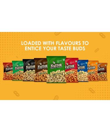 Nuttoz Roasted Salted Peanuts 160g (Pack of 3) - Buy Online on SooperMarket.com