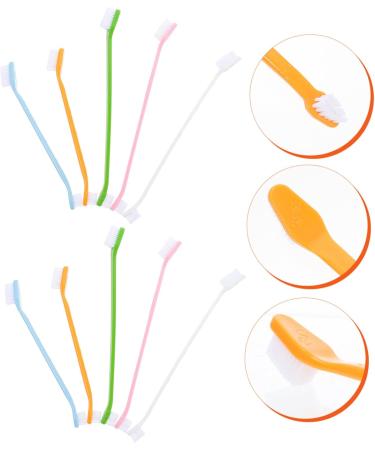 CORHAD 10pcs Supplies Nylon Oral Dog Pet Puppy for Clean Tooth Dual-head Portable Pets Handheld Small - Buy Online on SooperMarket.com