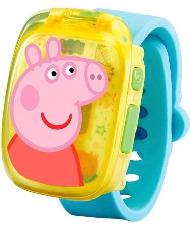 Buy VTech 80-526064 Peppa's Learning Clock in Blue | Fun Educational Toy for Kids | International Shipping Available - Buy Online on SooperMarket.com