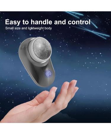 Mini Beard Trimmer - Portable Cordless Rechargeable Mustache & Haircut Kit | Waterproof Travel Electric Trimmer for Men s Gifts - Buy Online on SooperMarket.com