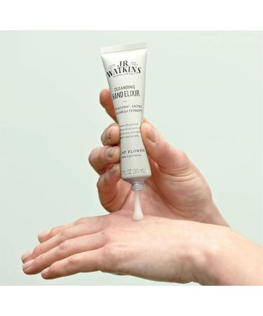 J.R. Watkins Hemp Flower Hand Elixir Waterless Cleansing Hand Wash 1 oz | International Shipping Available - Buy Online on SooperMarket.com