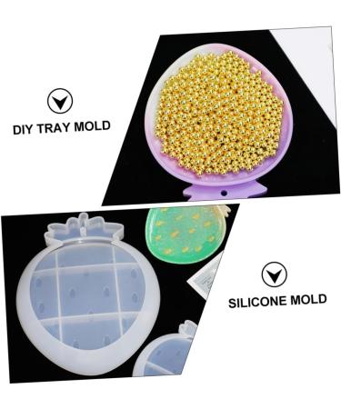Hohopeti 1pc Strawberry Silicone Mold Folding Chairs Home Diy Mold White Epoxy Resin Household White 18.3X22CM - Buy Online on SooperMarket.com
