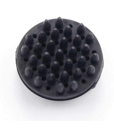 Lincoln Circular Rubber Curry Comb - Black