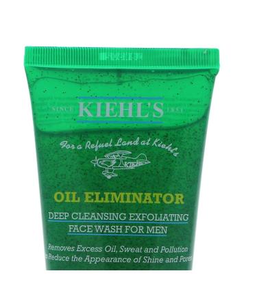 Kiehl's Men's Oil Eliminator Deep Cleansing Exfoliating Face Wash - Apricot - 6.8 oz - Buy Online on SooperMarket.com