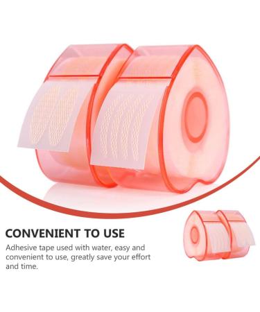 FOMIYES 2 Roll Lace Double Eyelid Sticker Double Eyes Sticker Invisible Double Exfoliating Body Scrub Invisible Tape Baby Milestone Cards Adhesive Strip Tape Strips Heart-shaped - Buy Online on SooperMarket.com