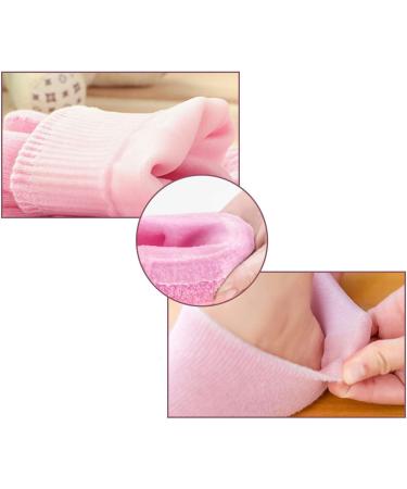 Pinkiou Moisturizing Gel Socks & Gloves for Cracked Hands & Feet - Softening Treatment (Pink) - Buy Online on SooperMarket.com