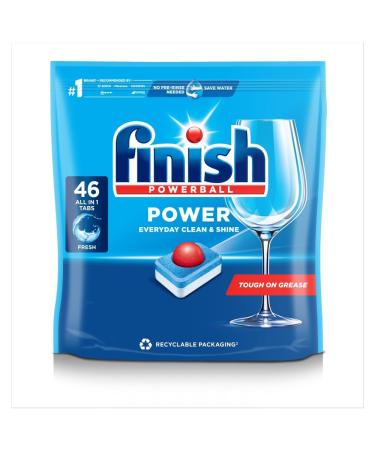 Finish Power Regular Dishwasher Tablets 46pk