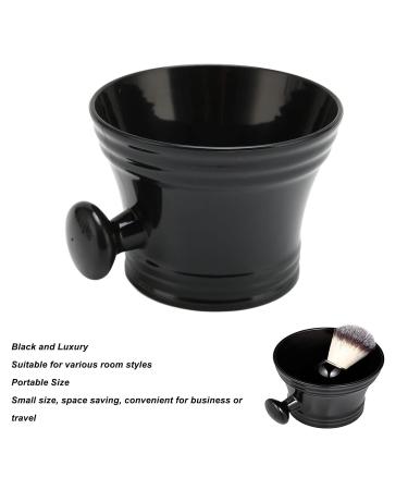 Buy Large Black Shaving Soap Bowl - Lightweight Plastic Shaving Mug for Men | International Shipping Available - Buy Online on SooperMarket.com