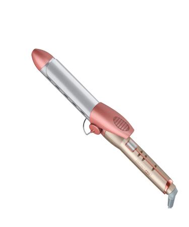 INFINITIPRO BY CONAIR Frizz Free 1 1/4-inch Titanium Ceramic Curling Iron, 1  inch barrel produces loose curls  for use on medium and long hair 1 1/4-Inch Curling Iron