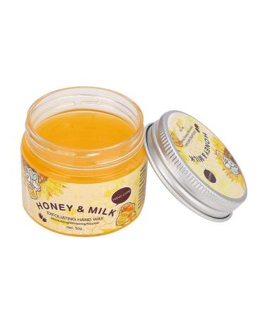 Peeling Hand Wax 50g | Honey & Milk Moisturizing Whitening Hand Mask for Nourishing Care - Buy Online on SooperMarket.com