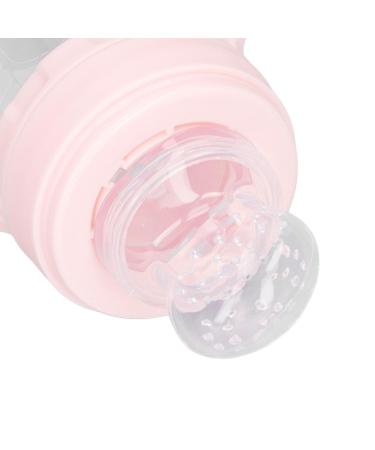 Premium Pink Baby Food Dispenser Pacifier | Waterproof Silicone Skin-Friendly & Dust-Proof Design - Buy Online on SooperMarket.com