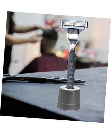 Angoily Universal Razor Rack & Shaving Brush Holder - Premium Aluminum Double Shaver Stand for Men - Ideal for Home & Shower - Buy Online on SooperMarket.com