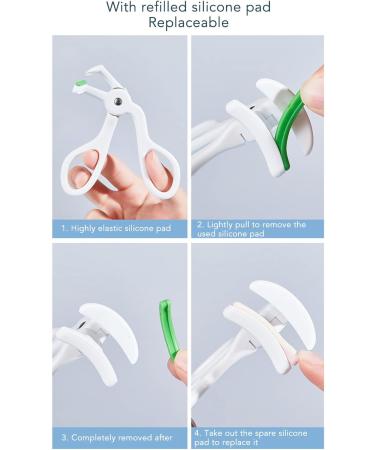 Professional 2 Pcs Eyelash Curlers Set - Perfect Curl in Seconds with Replacement Silicone Pads | International Shipping - Buy Online on SooperMarket.com