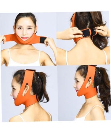 Face Slimming Strap - Double Chin Reducer Facial Mask for Women | Thin Neck Facelift in Orange Red - Shop Now - Buy Online on SooperMarket.com