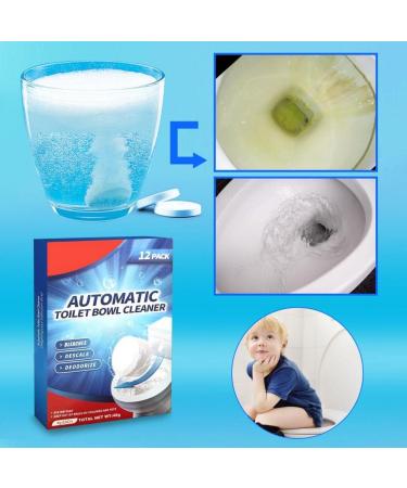 12PCS Box Toilet Cleaning Tablets Toilet Cleaners with Bleach Slow Releasing for Bathroom Toilet Tank - Buy Online on SooperMarket.com