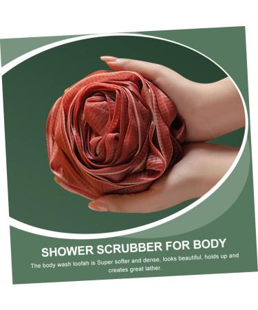 Beavorty Rose Body Scrub Set for Women - 3pcs Flower Bath Scrubs, Loofah Sponge, Exfoliating Balls - Buy Online on SooperMarket.com