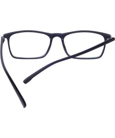 Blue Light Blocking Glasses for Computer - Anti Glare Fatigue Blocking Headaches Eye Strain - TR90 Frame Matt Black - Buy Online on SooperMarket.com