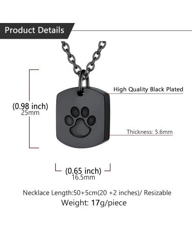 U7 Women's Cremation Urn Necklace - Cycle of Life & Celtic Knot Design Dog Footprints Wings Crucifix - Stainless Steel Pendant for Ashes - Ideal Memorial Jewelry - Buy Online on SooperMarket.com