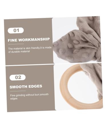 Vaguelly Portable Cuddly Towel & Bite Ring Set - Comfortable Safe and Practical for All Ages | International Shipping - Buy Online on SooperMarket.com