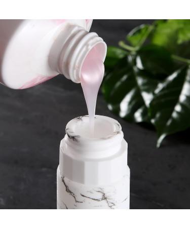 Gemice Travel Bottles Set - TSA Approved, Leak Proof, Silicone 3oz Containers for Toiletries - 4 Pack (White) - Buy Online on SooperMarket.com