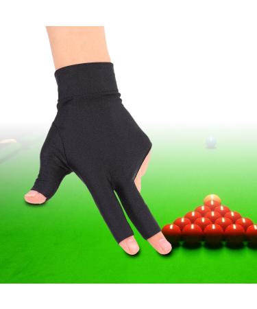 Tbest billiard glove left snooker billiard pool left hand 3 finger billiard glove snooker queue spandex glove billiard accessories for man woman