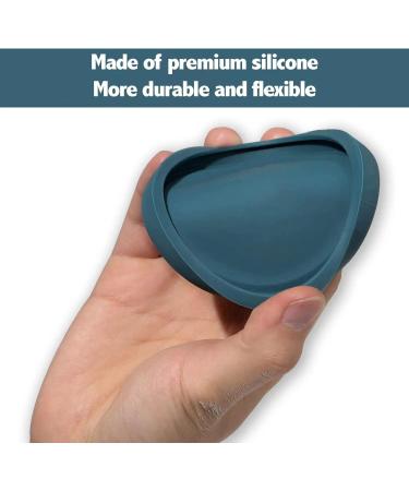OHMO 2 Pack Dark Blue Cat Food Can Lids - Silicone Covers for 2.5 oz Cans (3 oz) | Small Size - Pet Food Can Lids - Buy Online on SooperMarket.com