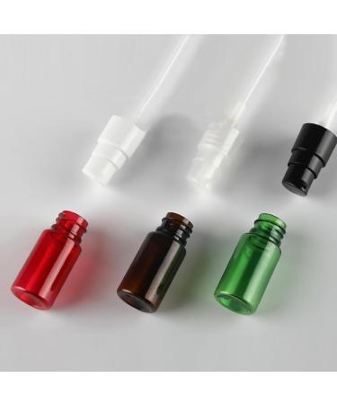 ZEOABSY 12 Pieces 10 ml White Lotion Bottles with WhiteÂ Pump 10ml Empty PET Plastic Lotion Pump Bottle Cosmetic Gel Travel Container for Cosmetic Make up Cleaning + 2 x Funnel White 10ml - Buy Online on SooperMarket.com