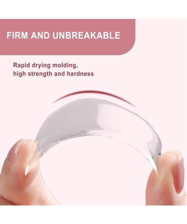 Fiberglass Kit Include 15ml Fiberglass Nail Extension Gel 10pcs Nail Builder Extension Fiber Sheet for Women DIY Nail Art Extension Accessories - Buy Online on SooperMarket.com