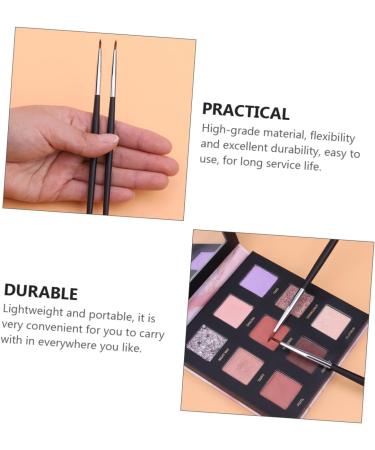 Baluue 1 Set Concealer Brush Makeup Brushe Eyeshadow Brush Makeup Handle Brush Lip Black Man-made Fiber - Buy Online on SooperMarket.com