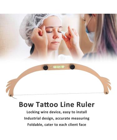Eyebrow Line Marker Ruler Set Foldable Brow Mapping String Microblading Kit Eyebrow Stencils Eyebrow Mapping Kit for Novice and Professional.(gold) - Buy Online on SooperMarket.com
