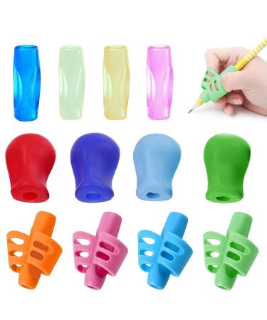 Rhzxd 12 pieces pen holder children help writing aid for pen children writing aid pencil posture writing posture correction tool for pencils