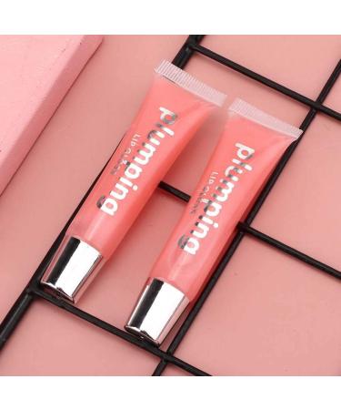 2pcs Lip Plumping Serum & Glitter Lip Gloss Set - Long Lasting Makeup for Full Lips - International Shipping Available - Buy Online on SooperMarket.com