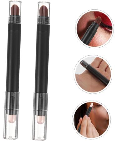 HAPINARY 2pcs Eyeshadow Makeup Eye Makeup Brush Make up Brushes Eyeshadow Makeup Eyeshadow Brushes Abs Black - Buy Online on SooperMarket.com