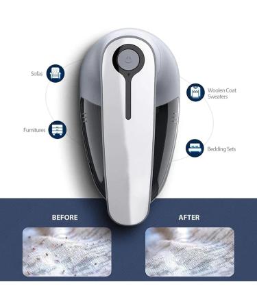 Buy Electric Lint Remover - Rechargeable Fabric Shaver for Sweaters Couch & Clothes - Best Fluff Defuzzer - Buy Online on SooperMarket.com