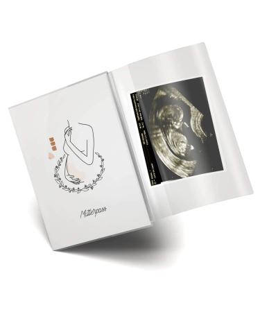 OLGS 3-Part Mother Passport Cover | Modern Lineart Pregnancy Gift | Ideal for Expectant Mothers with Ultrasound Images | Protect Your Germany Mother Pass | Non-Personalized Faith Design - Buy Online on SooperMarket.com