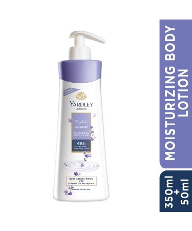 Yardley London English Lavender Hand & Body Lotion 350ml - Nourishing Moisturizer for Women | International Shipping Available - Buy Online on SooperMarket.com