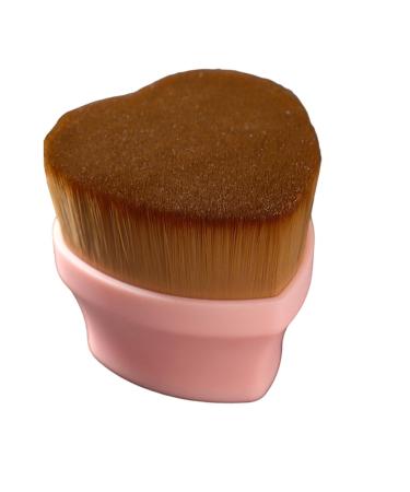Teksome Makeup Brush for Foundation | Concealer Blending Applicator for Women - Light Weight Powder Makeup Tools for Dating Traveling Business Trip Daily Life Brown