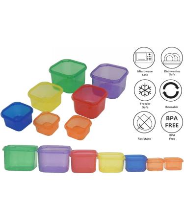 FIXBODY 7PCS Portion Control Containers - Color-Coded Labeled 21 Day Lose Weight System | Includes Use Guide, 21 Day Tracker, and Recipe Ebook - Buy Online on SooperMarket.com