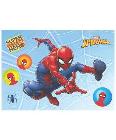 dekora Dekora Spiderman Marvel Cutout Wafer for Cake Edible Cake Topper for Children's Birthday Cake A5 (114421)
