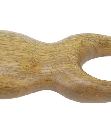 Portable Sandalwood Gua Sha Massager - Ergonomic Multifunctional Tool for Face & Body Tension Relief | International Shipping Available - Buy Online on SooperMarket.com