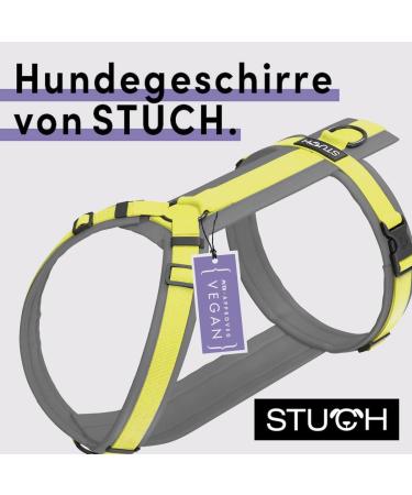 STUCH Adjustable Nylon Dog Harness - Padded Comfort for All Sizes - Lime XS - Buy Online on SooperMarket.com