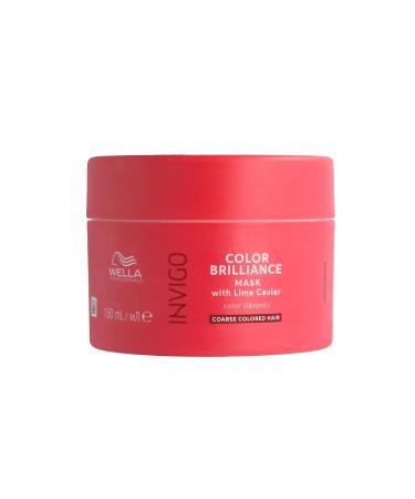 Wella Professionals Invigo Color Brilliance Professional Hair Care Colour Protection for Coarse Hair Vibrant Hair Colour Mask 150ml