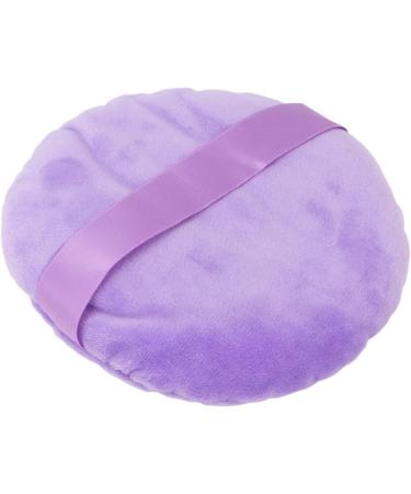 Makeup Puff Pad Powder Puff Wet Dry Washable Soft Swan Down Ultra Large Round Loose Powder Puff for Makeup Round Powder Blenders Sponges (Purple) - Buy Online on SooperMarket.com