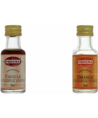 Preema Vanilla Essence - 28ML And Preema Orange Flavouring Essence - 28ml | preimum product . - Buy Online on SooperMarket.com