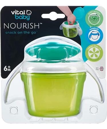Vital Baby NOURISH Snack Pot - Non-Spill, Easy Grip Handles, Seal Lid - Buy Online on SooperMarket.com