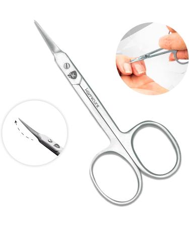 KAMICURE Extra Fine Curved Cuticle Scissors - Multi Purpose Manicure & Pedicure Tool for Men and Women | Thin Nail & Cuticle Trimming Scissors for Professional Use - Buy Online on SooperMarket.com
