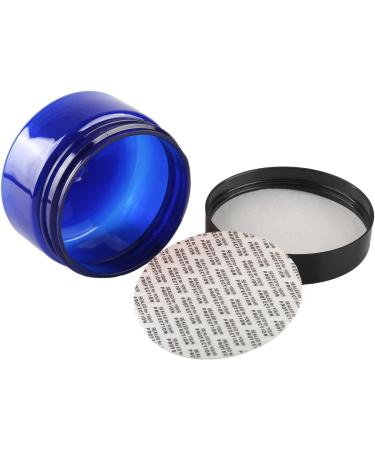 Buy Tianzd 12 Pieces 100ml Blue Plastic Cream Cans & 6 Spatulas - Perfect for Cosmetics & Storage | International Shipping Available - Buy Online on SooperMarket.com