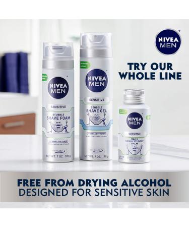 Nivea Men Sensitive Skin Shave Gel - Beard Softener 7oz | Ideal for Smooth Shaving - Buy Online on SooperMarket.com