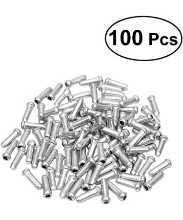 WINOMO 100Pcs Alloy Bike Brake Cable Cap End Tips - Road Mountain Bicycle Crimp Accessories - Buy Online on SooperMarket.com